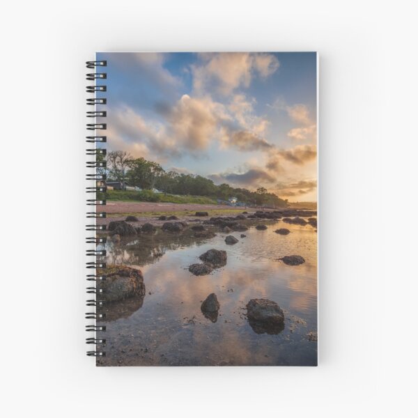 Woodside Lodge Retreat Sunset Isle Of Wight Spiral Notebook