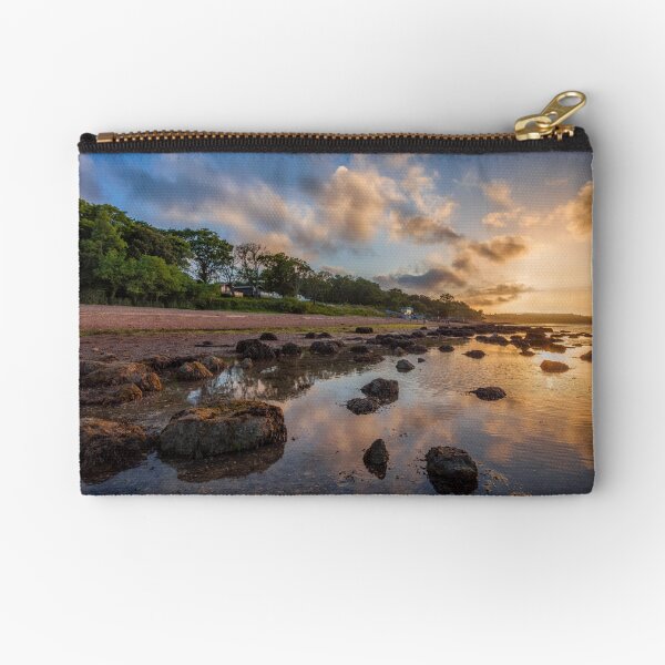 Woodside Lodge Retreat Sunset Isle Of Wight Zipper Pouch