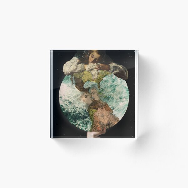 Our Little Life Is Rounded In Sleep Acrylic Block