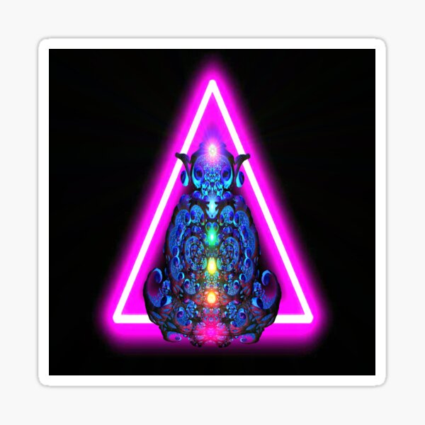Fractalini Rising by Spaced Painter Sticker