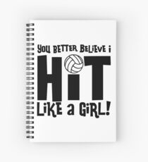 YOU BETTER BELIEVE I HIT LIKE A GIRL Spiralblock