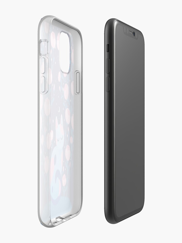 Alternate view of Peony cat iPhone Case & Cover