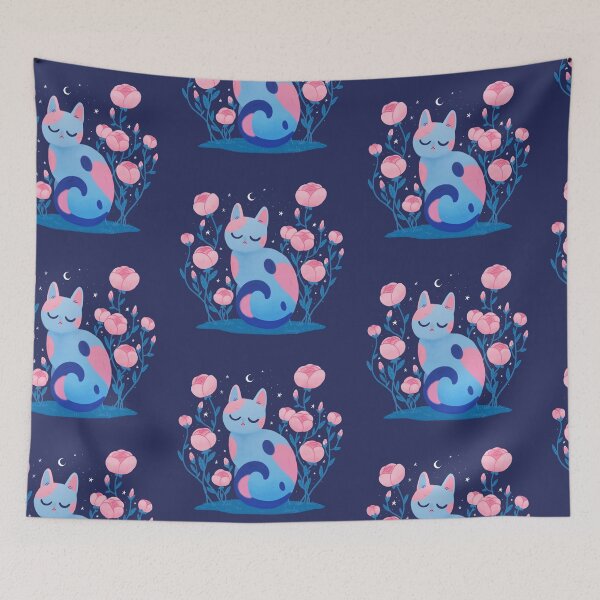 Item preview, Peony cat designed and sold by hellocloudy.