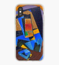 Juan Gris "Verre et carte à jouer (Glass and playing card)" iPhone Case