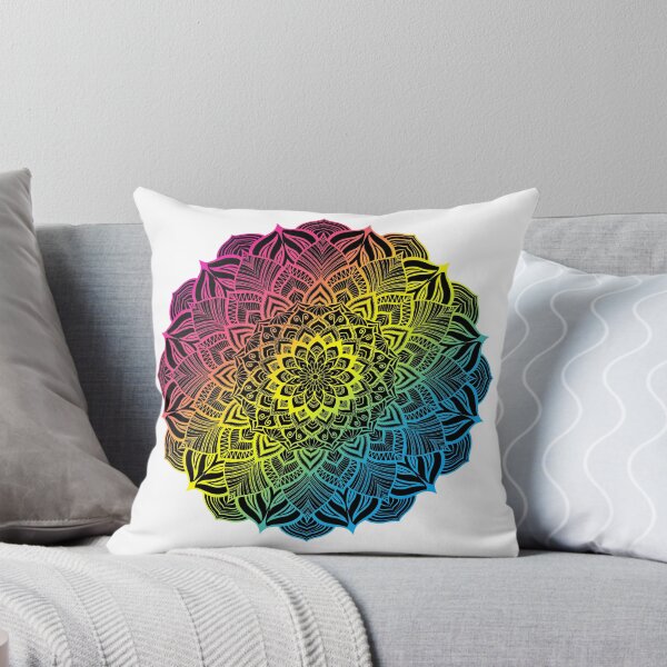 Artikelvorschau, Pan Pride Striped Mandala entworfen und verkauft von JustGottaDraw.