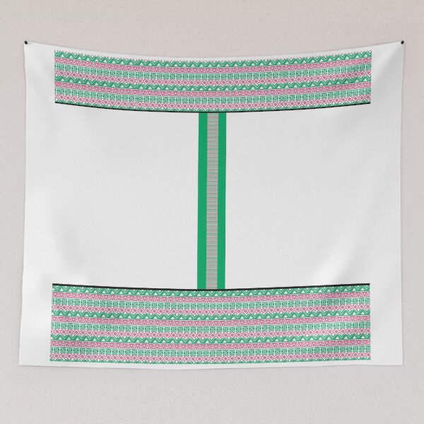 Artikelvorschau, Kente-Hommage in Rosa und Grün von HeavenNezCree entworfen und verkauft von HeavenNezCree.