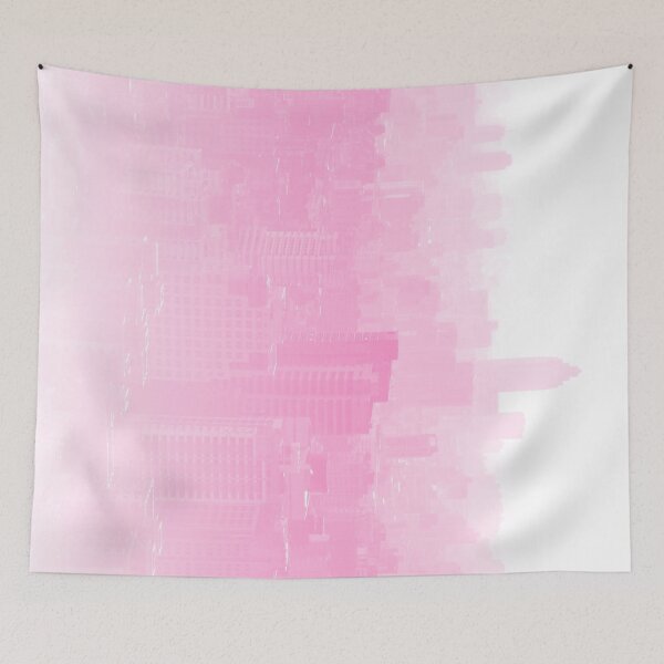 Item preview, city in the fog - Taipei - light pink designed and sold by He-Be.