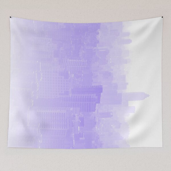Item preview, city in the fog - Taipei - light lavender designed and sold by He-Be.