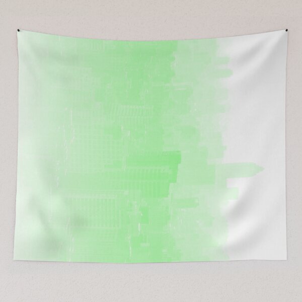 Item preview, city in the fog - Taipei - light green designed and sold by He-Be.
