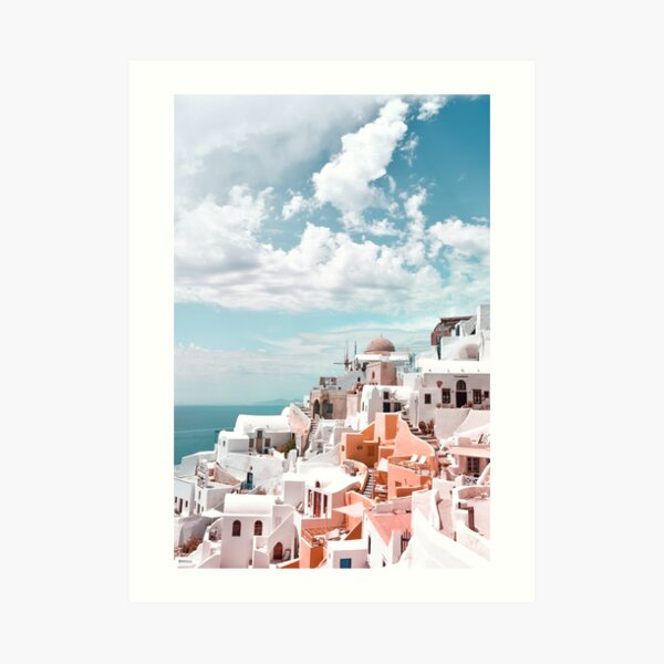 Santorini Oia Greece Art Print