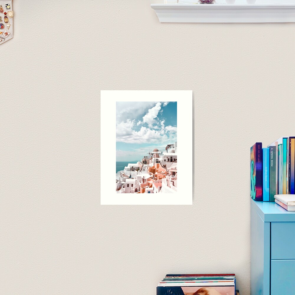 Santorini Oia Greece Art Print