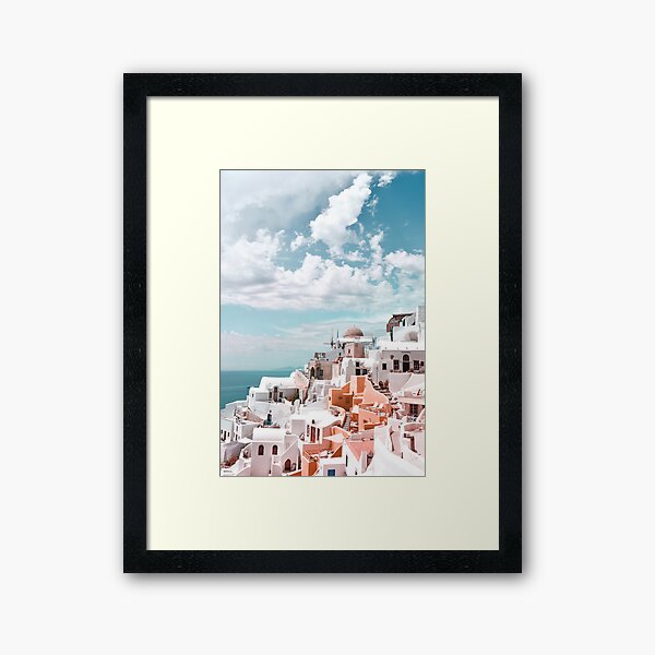 Santorini Oia Greece Framed Art Print