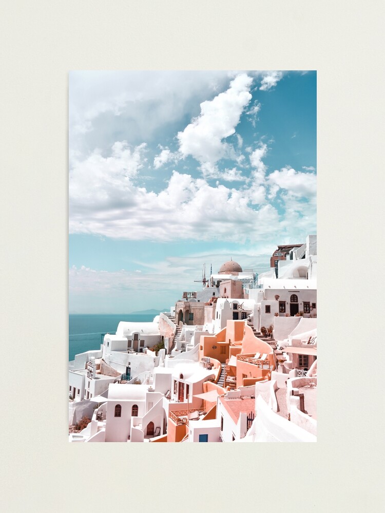 Alternate view of Santorini Oia Greece Photographic Print