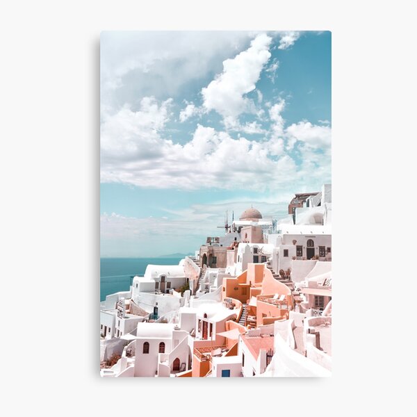 Santorini Oia Greece Metal Print