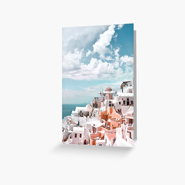 Santorini Oia Greece Greeting Card