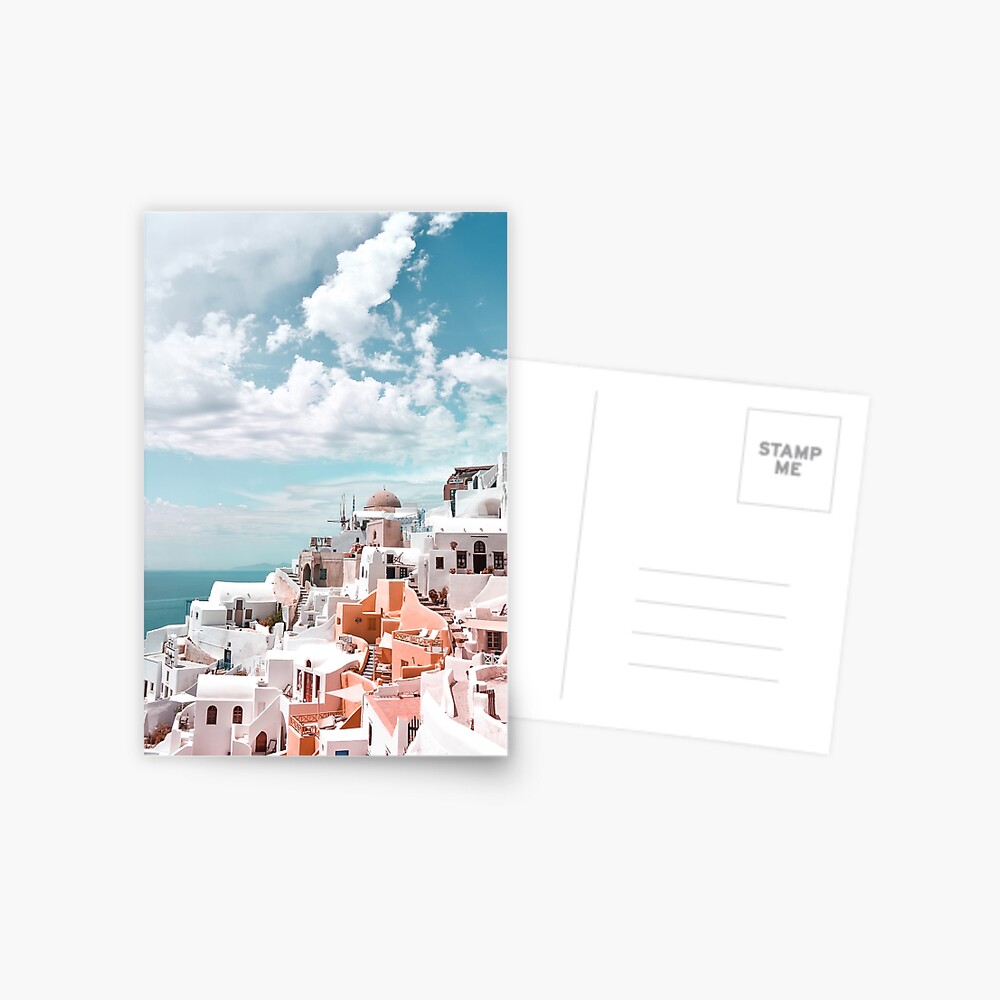 Santorini Oia Greece Postcard