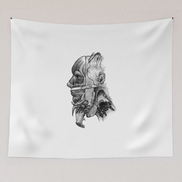 Item preview, Fleshy animal mask designed and sold by auramante.