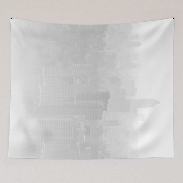 Item preview, city in the fog - Taipei - light gray designed and sold by He-Be.