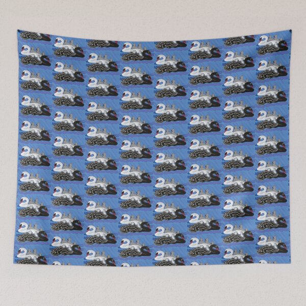 Item preview, Seven Swans Swimming designed and sold by Denise Weaver Ross.