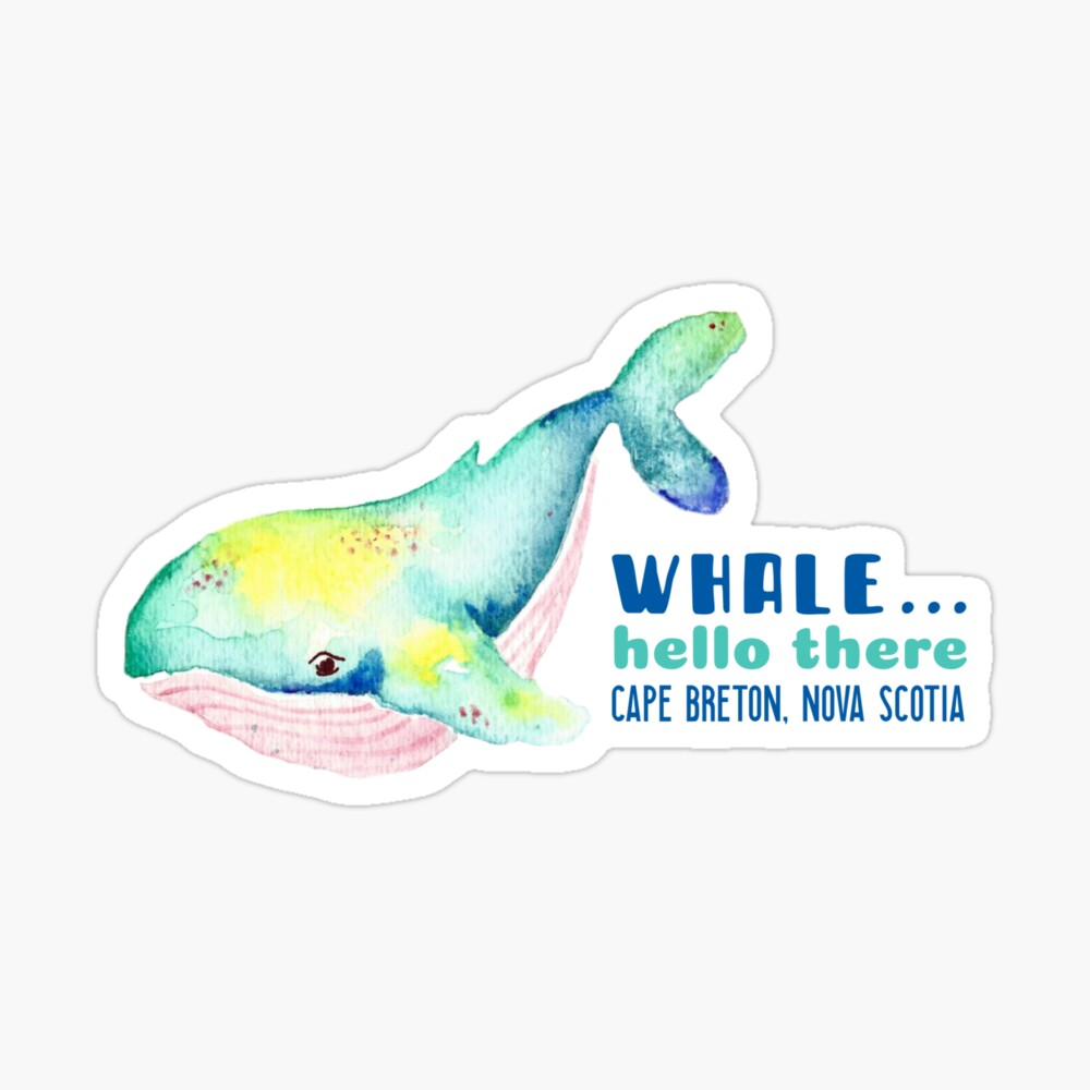 Kap-Breton-Wal hallo dort Sticker