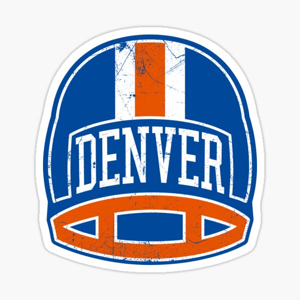 Orange Crush Denver Colorado Broncos Old School Bumper 