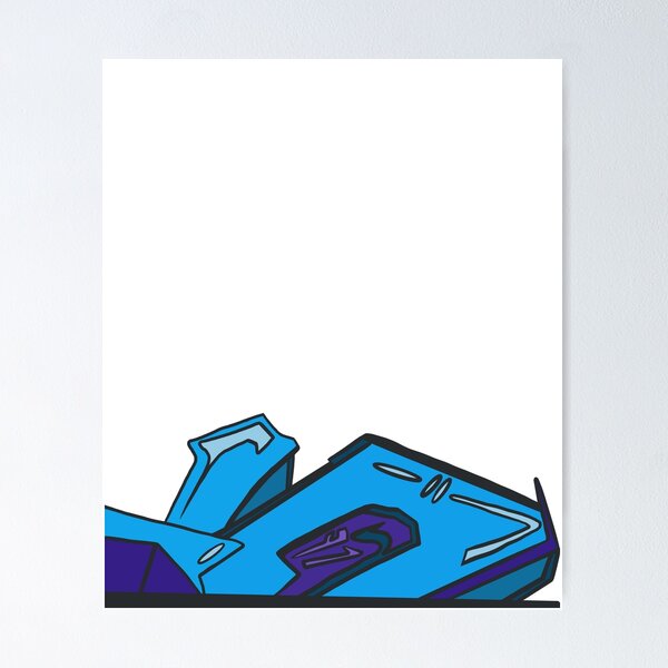 Blue Piece Poster