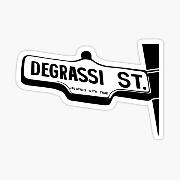 Degrassi St, Toronto Sticker