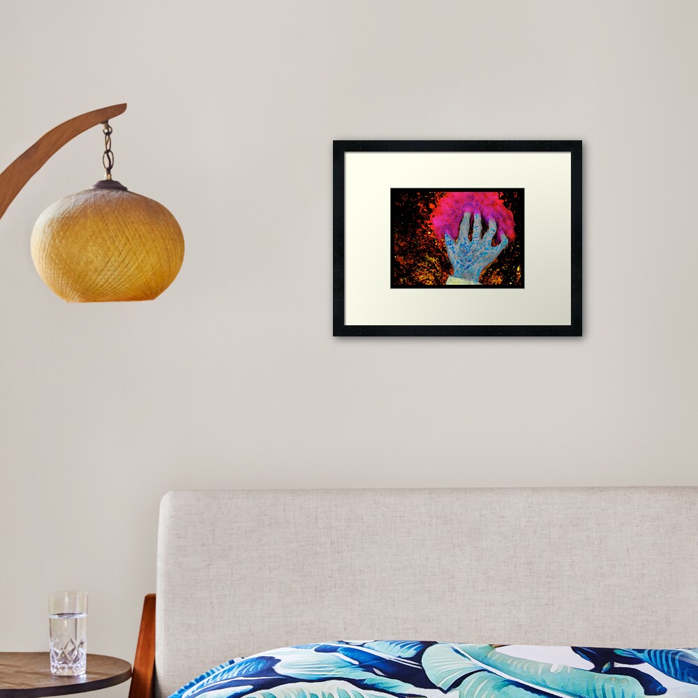 The Hand Framed Art Print