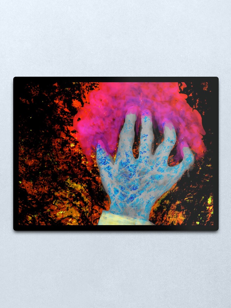 Alternate view of The Hand Metal Print
