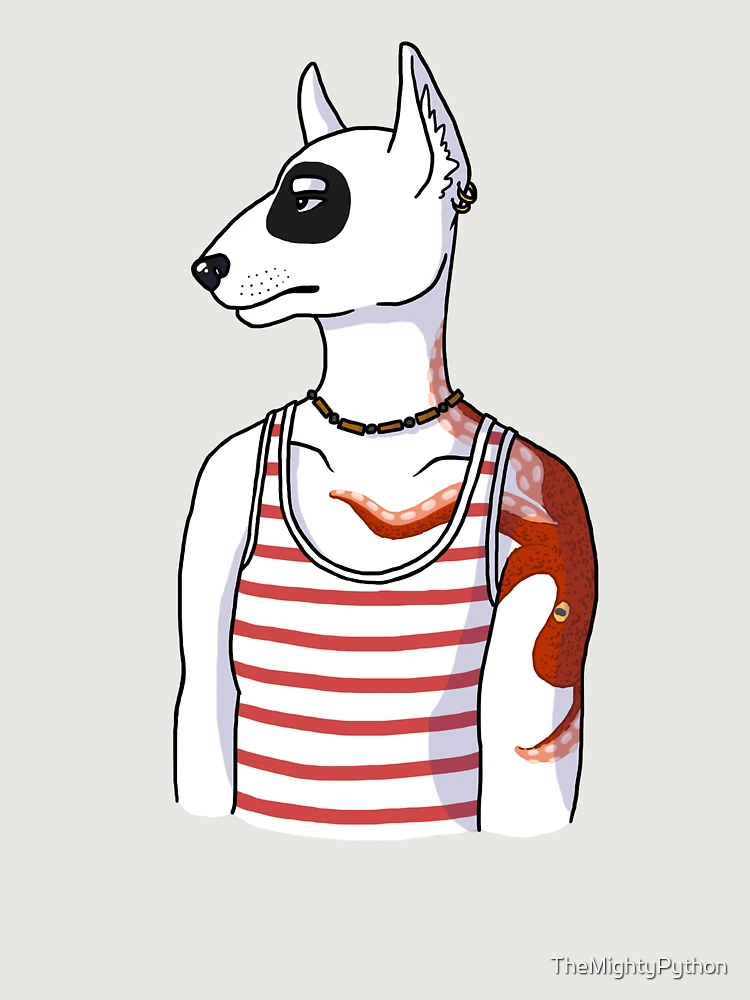 Thumbnail 6 of 6, Premium Oversized Sweatshirt, Seadog designed and sold by TheMightyPython.