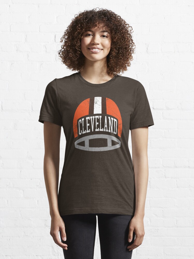 Cleveland Retro Helmet Tshirt Cleveland Browns Merch