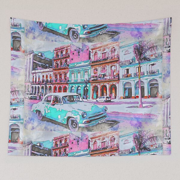 Item preview, Havana Cuba Sketch  designed and sold by Nora Gad.