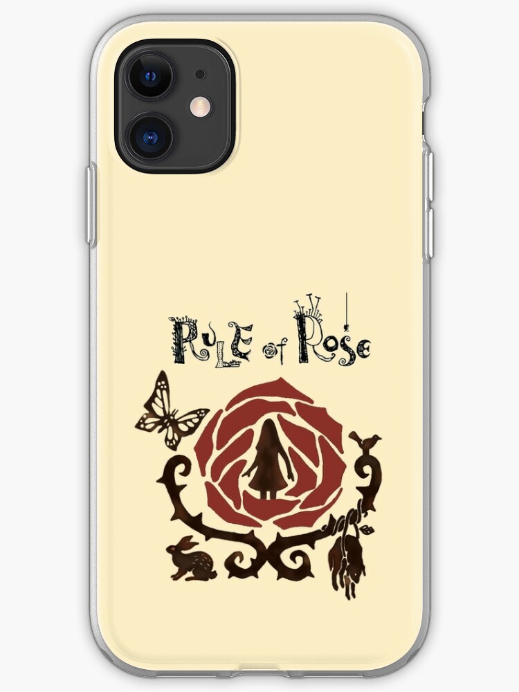 Rule Of Rose Title Iphone Case Cover By Chibi Unicorn Redbubble