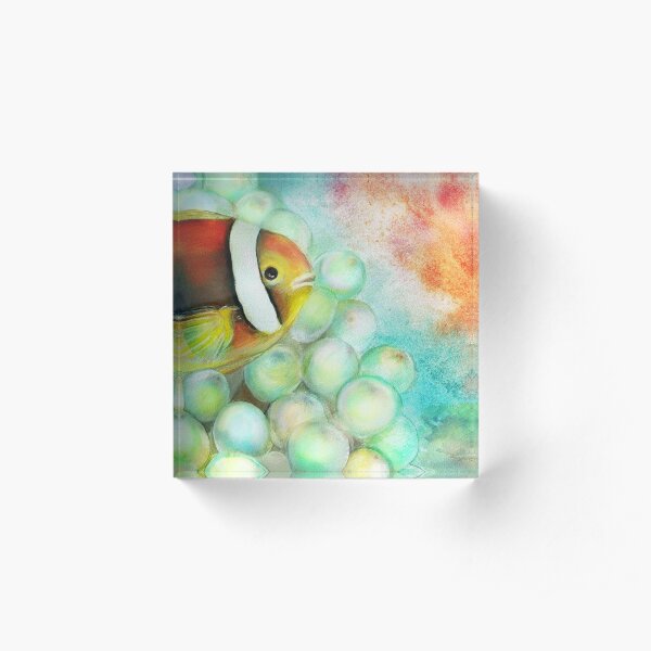 Bubble Trouble Acrylic Block
