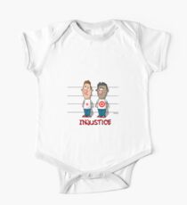 Injustice Design - Hand draw by Cazo Short Sleeve Baby One-Piece