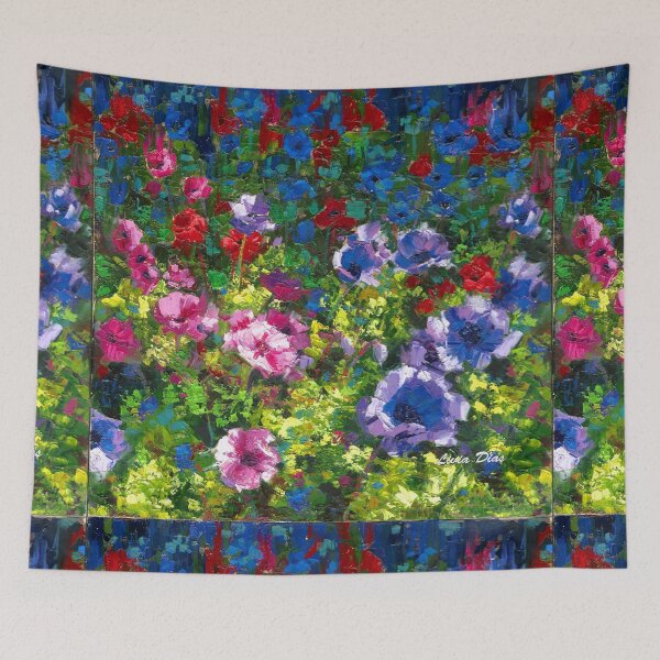 Item preview, Anemone Flower Garden - Botanic Collection Art Print designed and sold by Livia Dias.