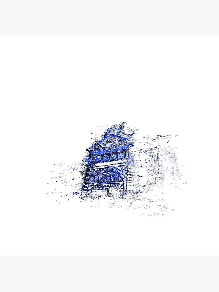 Flinders Street Station in blue by notamitchell