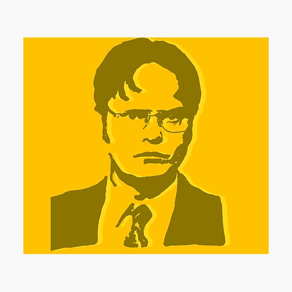 Item preview, Dwight Shrute yellow and brown designed and sold by TheBoyTeacher.