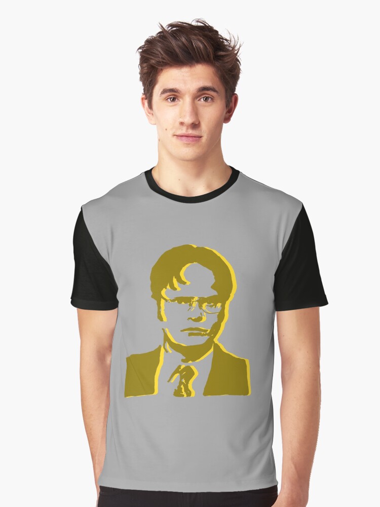 dwight schrute in yellow shirt