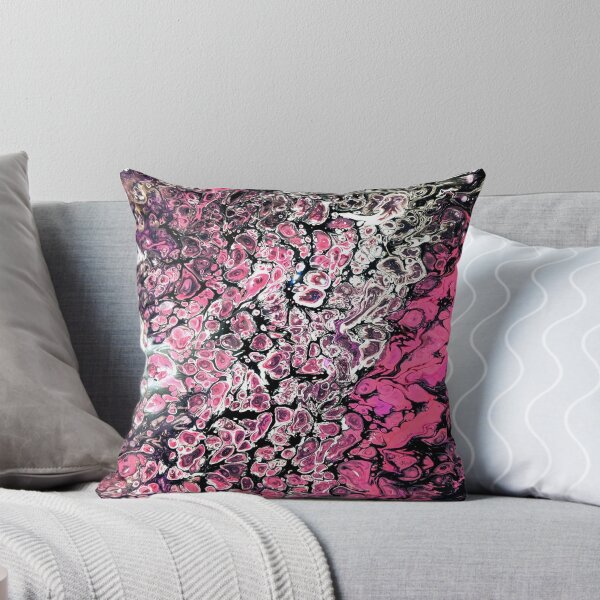 Item preview, ★Bubble Gum★ Acrylic Pour Painting designed and sold by WildLuxe Art.