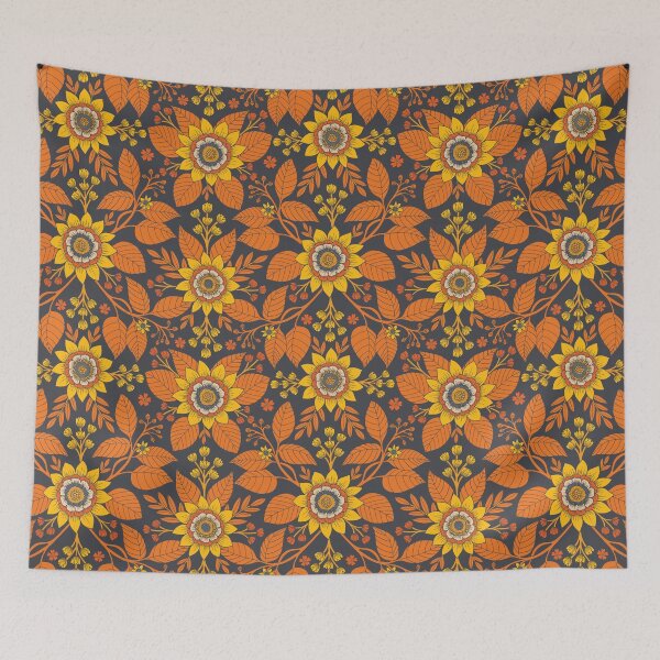 Item preview, Yellow and Orange Floral designed and sold by somecallmebeth.
