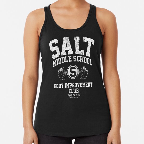 Salt Middle School Body Improvement Club Racerback Tank Top