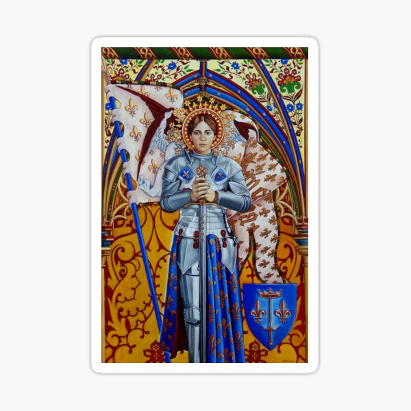 Saint Jehanne von Stuart Littlejohn Sticker