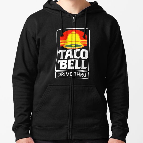 Taco Bell Drive Thru (retro) Zipped Hoodie