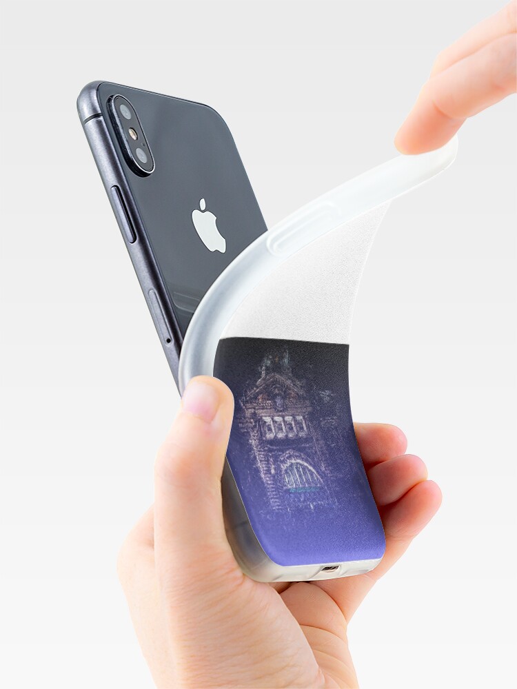 Alternate view of Flinders Street Station gothic point-cloud iPhone Case & Cover