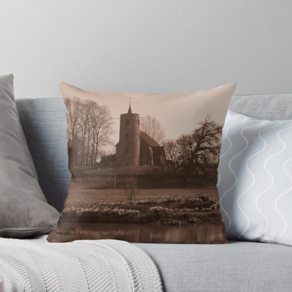 Item preview, Church By The Lake, Aldham ( Sepia ) designed and sold by wiggyofipswich.