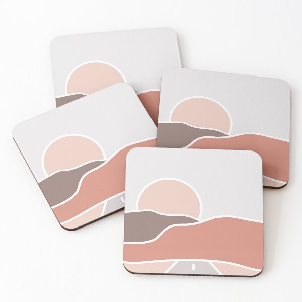 Item preview, Road to nowhere - Abstract Retro Print by Design by Cheyney designed and sold by designbycheyney.