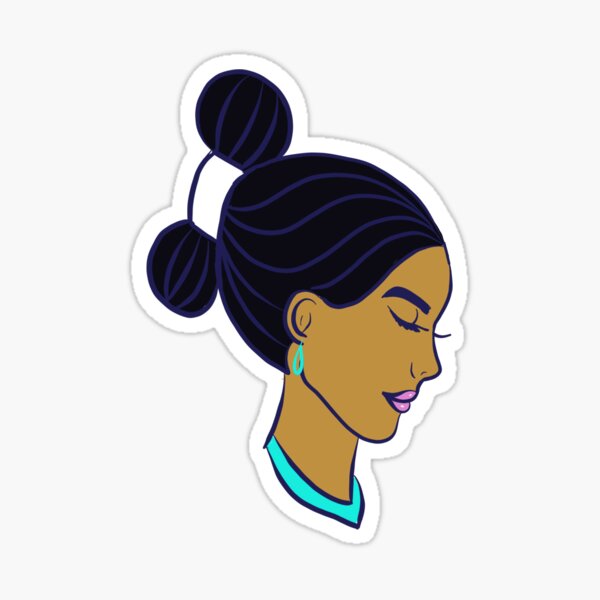 Diné girl Sticker