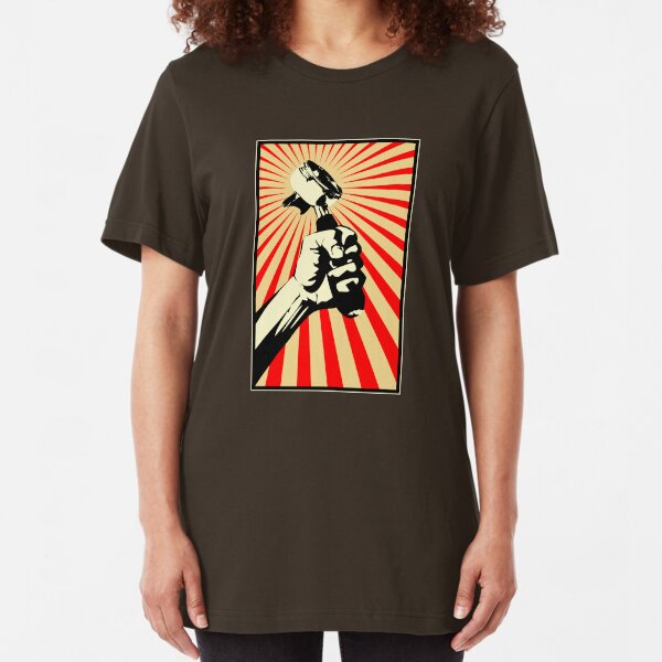 Coffee Revolution! Slim Fit T-Shirt
