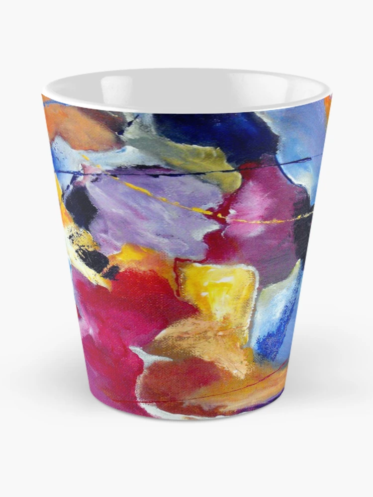 Thumbnail 2 of 4, Coffee Mug, Freedom To Be Acrylic Abstract designed and sold by Ruth Palmer.